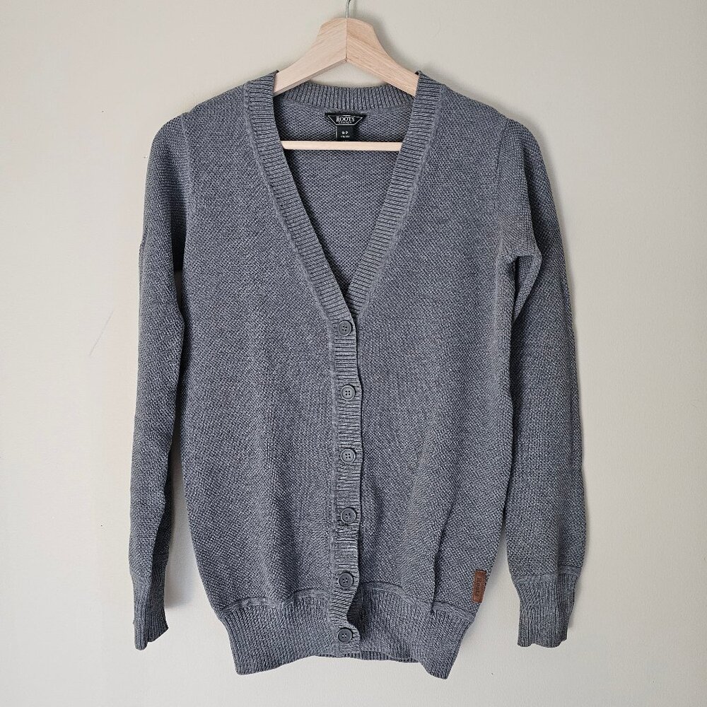 Roots Gray Women's Cardigan Sweater